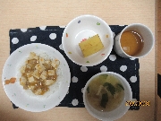 今日の給食とおやつ5月30日
