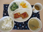 今日の給食3月7日