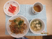 今日の給食とおやつ７月26日