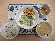 今日の給食とおやつ12月10日