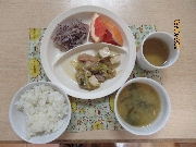 今日の給食とおやつ１月２０日