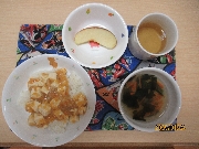 今日の給食とおやつ1月24日