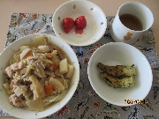 今日の給食とおやつ2月14日