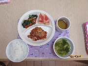 今日の給食とおやつ4月21日
