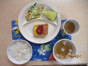 今日の給食とおやつ7月1日